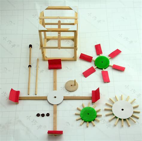 简单机械玩具制作方法