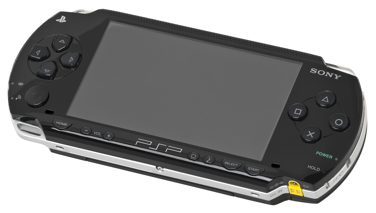 PSP 图片，游戏掌机的经典回忆