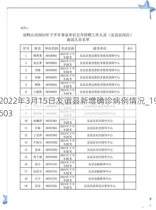 2022年3月15日友谊县新增确诊病例情况_19603