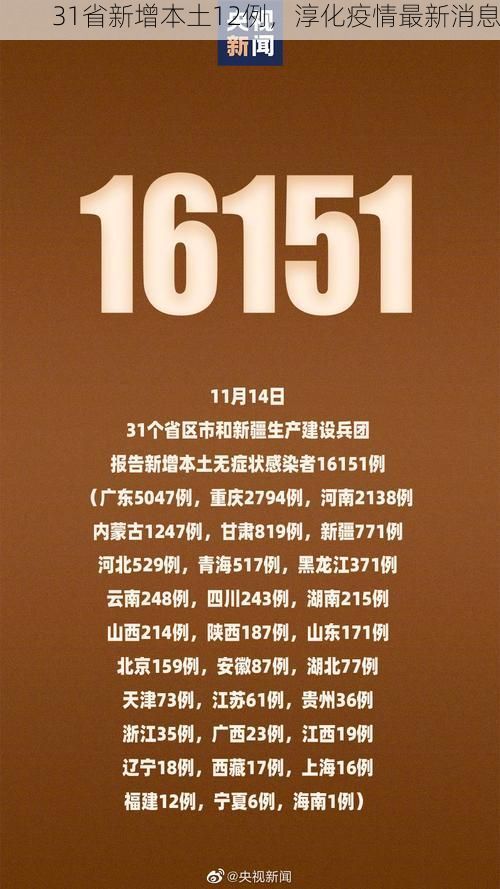 31省新增本土12例,淳化疫情最新消息