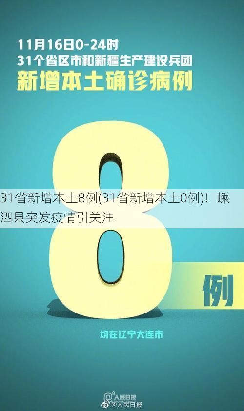 31省新增本土8例(31省新增本土0例)！嵊泗县突发疫情引关注