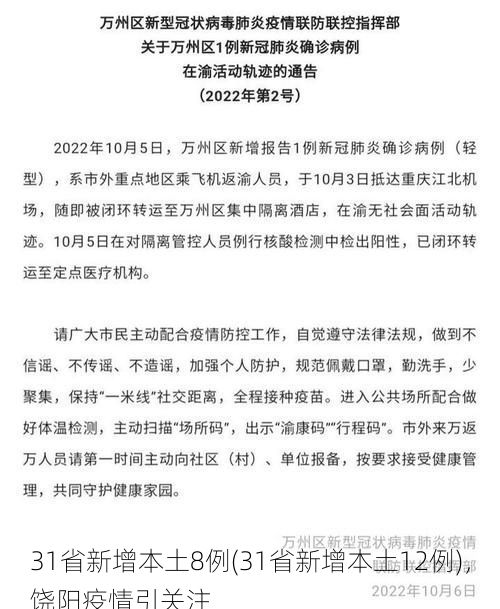 31省新增本土8例(31省新增本土12例),饶阳疫情引关注