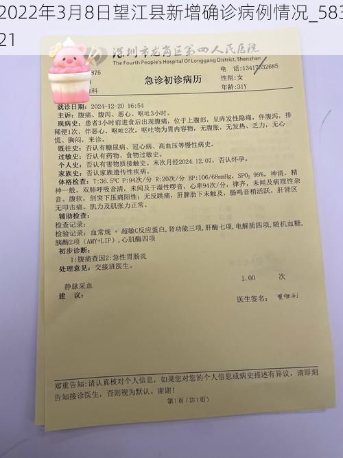 2022年3月8日望江县新增确诊病例情况_58321