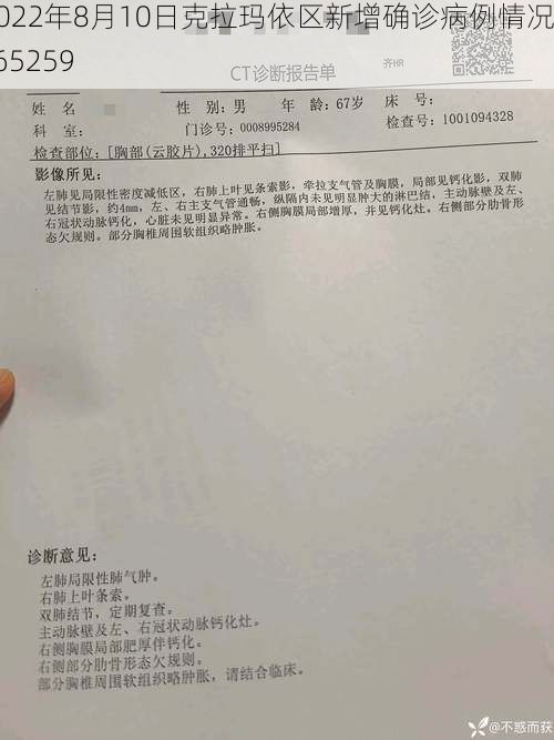 2022年8月10日克拉玛依区新增确诊病例情况_65259