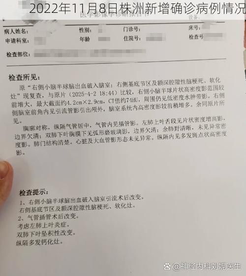 2022年11月8日株洲新增确诊病例情况