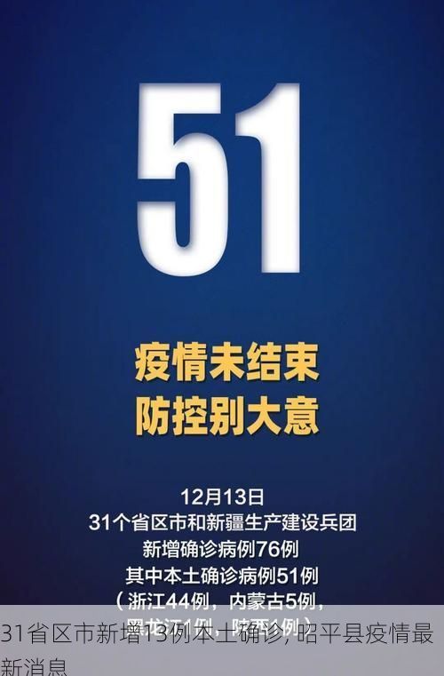 31省区市新增13例本土确诊, 昭平县疫情最新消息