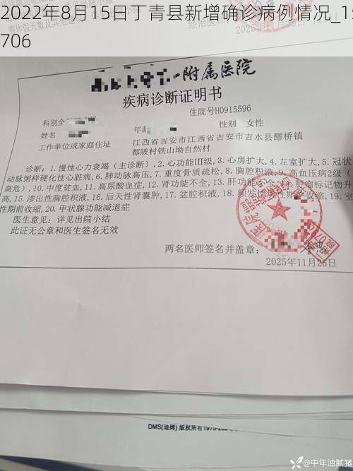 2022年8月15日丁青县新增确诊病例情况_15706