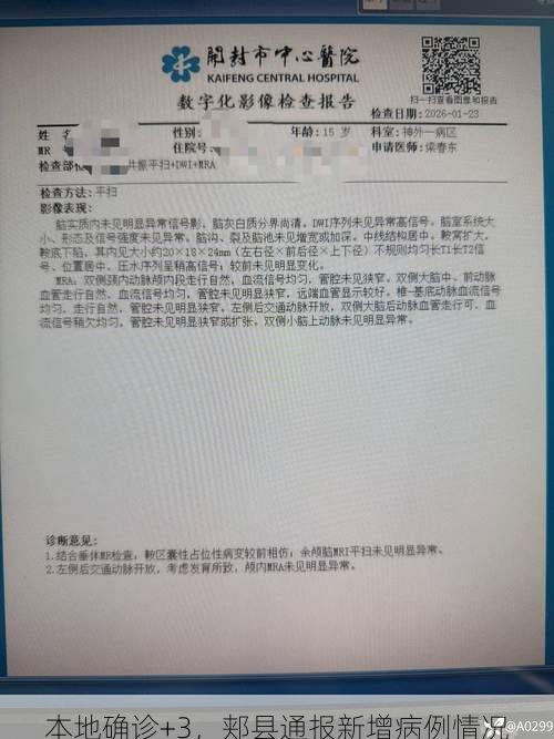 本地确诊+3，郏县通报新增病例情况