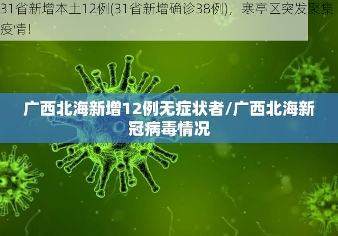 31省新增本土12例(31省新增确诊38例)，寒亭区突发聚集疫情！