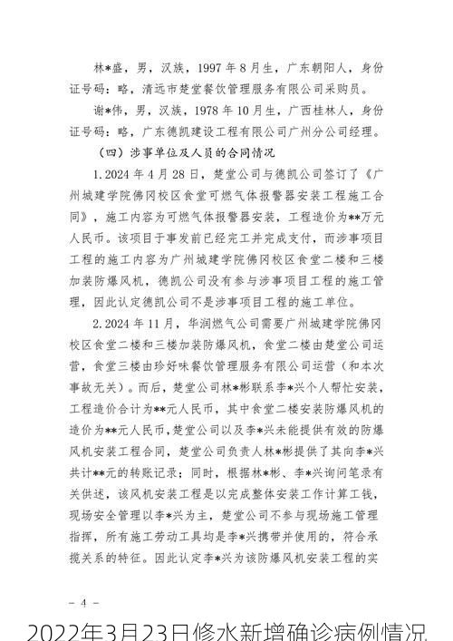 2022年3月23日修水新增确诊病例情况