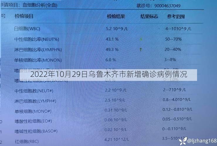 2022年10月29日乌鲁木齐市新增确诊病例情况