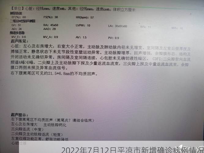 2022年7月12日平凉市新增确诊病例情况