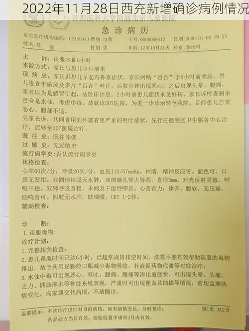 2022年11月28日西充新增确诊病例情况