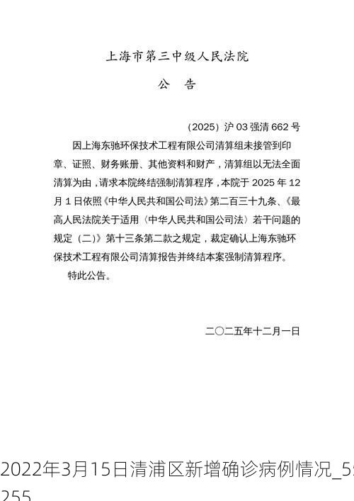 2022年3月15日清浦区新增确诊病例情况_55255