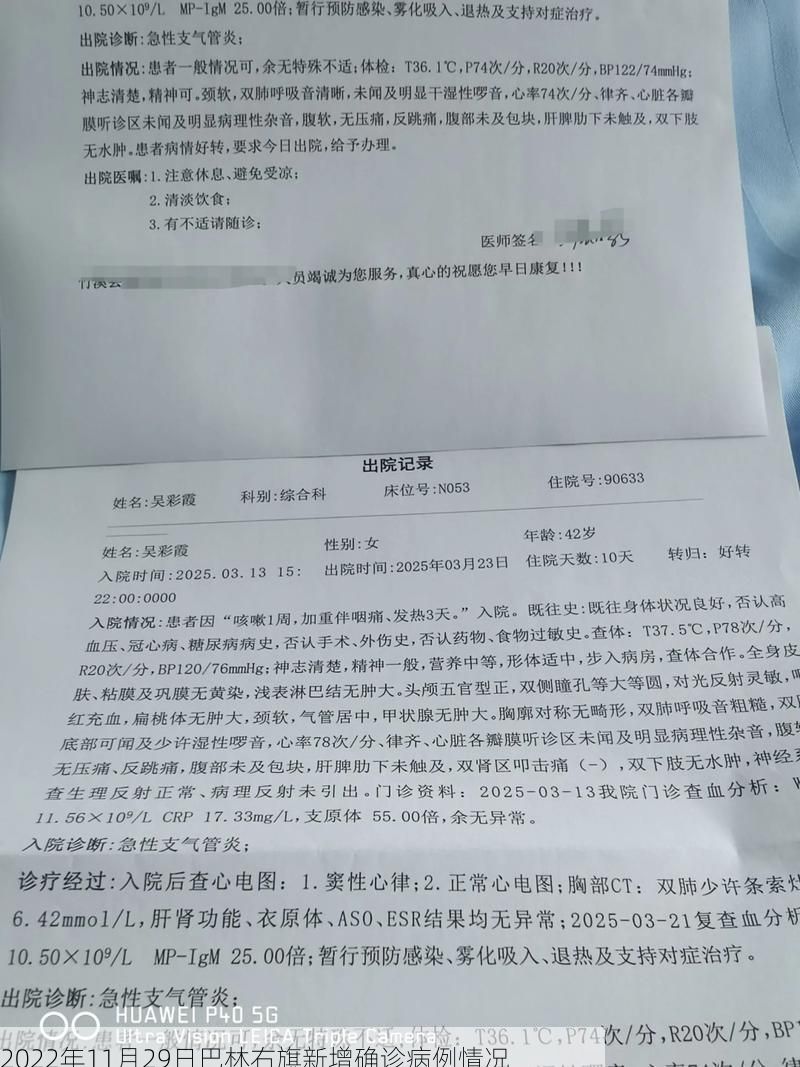 2022年11月29日巴林右旗新增确诊病例情况