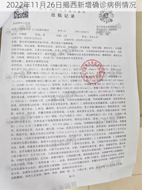 2022年11月26日揭西新增确诊病例情况