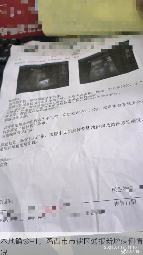 本地确诊+1,鸡西市市辖区通报新增病例情况