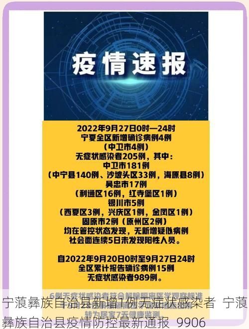 宁蒗彝族自治县新增1例无症状感染者  宁蒗彝族自治县疫情防控最新通报_9906