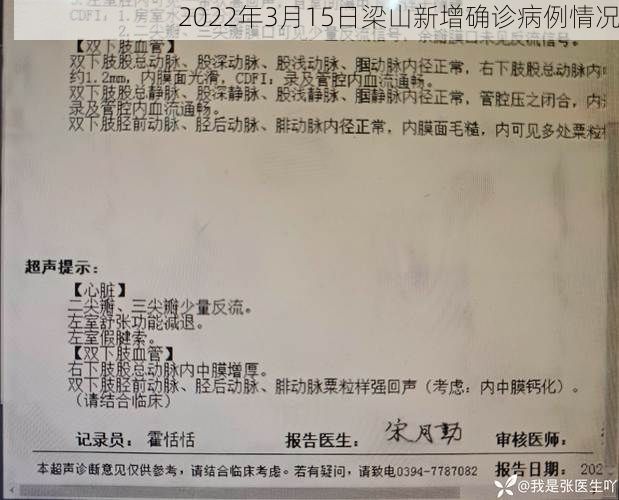2022年3月15日梁山新增确诊病例情况