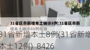 31省新增本土8例(31省新增本土12例)_8426