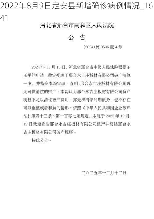 2022年8月9日定安县新增确诊病例情况_16141