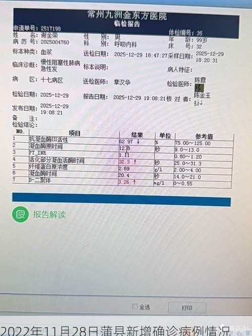 2022年11月28日蒲县新增确诊病例情况