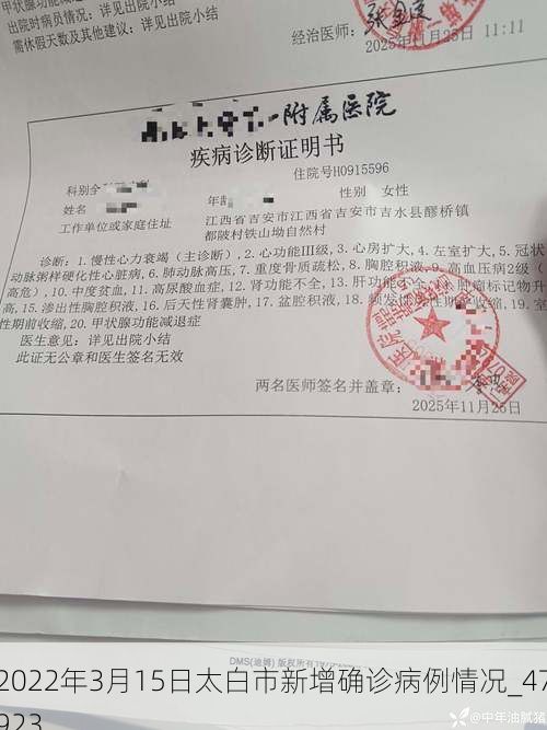 2022年3月15日太白市新增确诊病例情况_47923