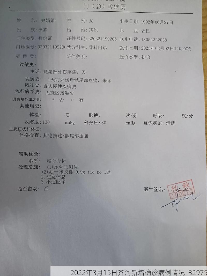 2022年3月15日齐河新增确诊病例情况_32975