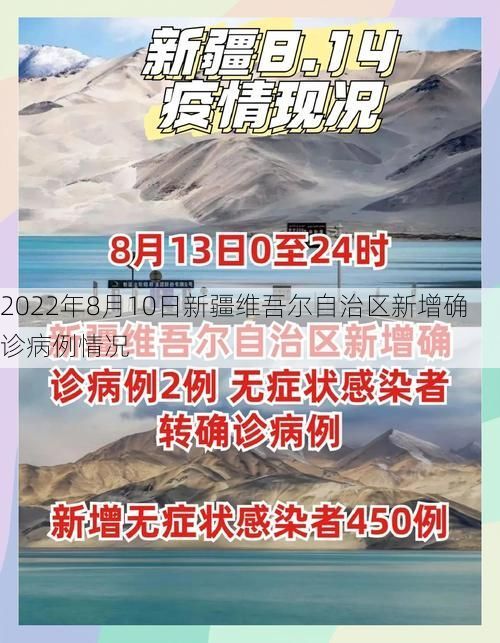 2022年8月10日新疆维吾尔自治区新增确诊病例情况