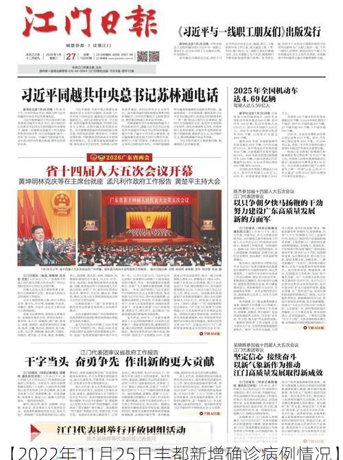 【2022年11月25日丰都新增确诊病例情况】