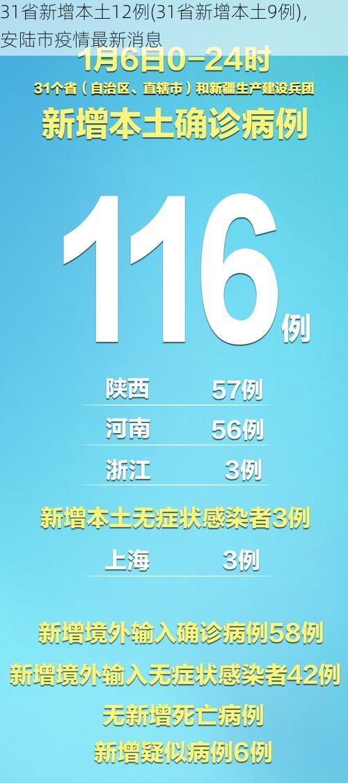 31省新增本土12例(31省新增本土9例)，安陆市疫情最新消息