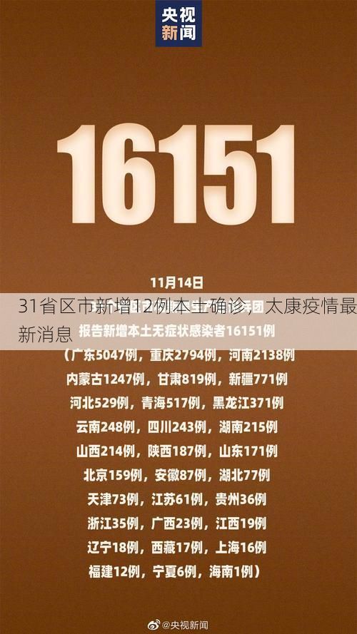 31省区市新增12例本土确诊，太康疫情最新消息