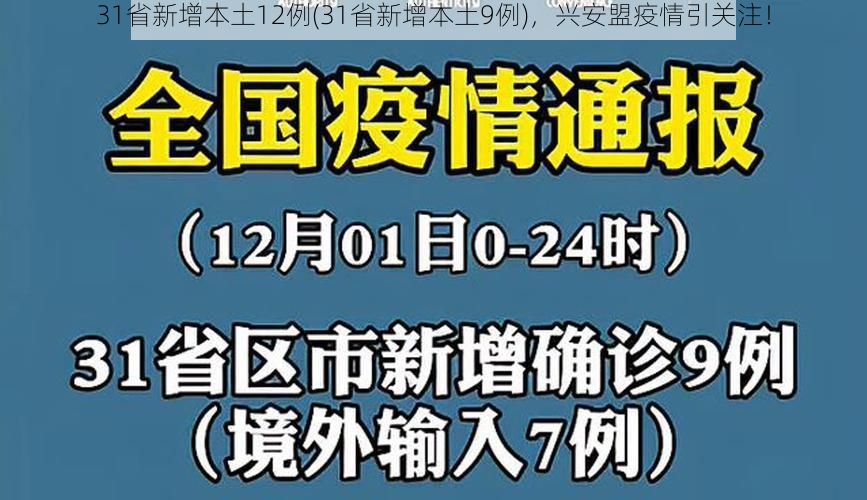 31省新增本土12例(31省新增本土9例)，兴安盟疫情引关注！