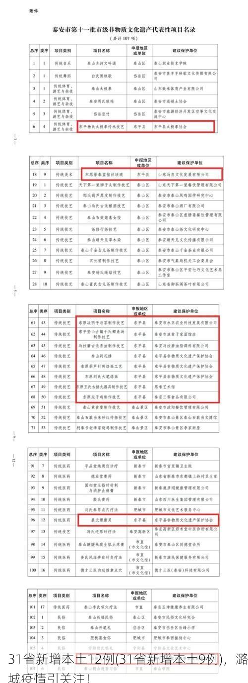 31省新增本土12例(31省新增本土9例)，潞城疫情引关注！
