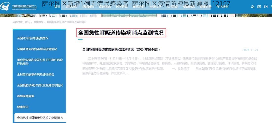 萨尔图区新增1例无症状感染者  萨尔图区疫情防控最新通报_12197