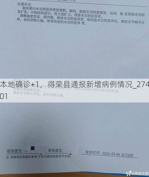 本地确诊+1，得荣县通报新增病例情况_27401