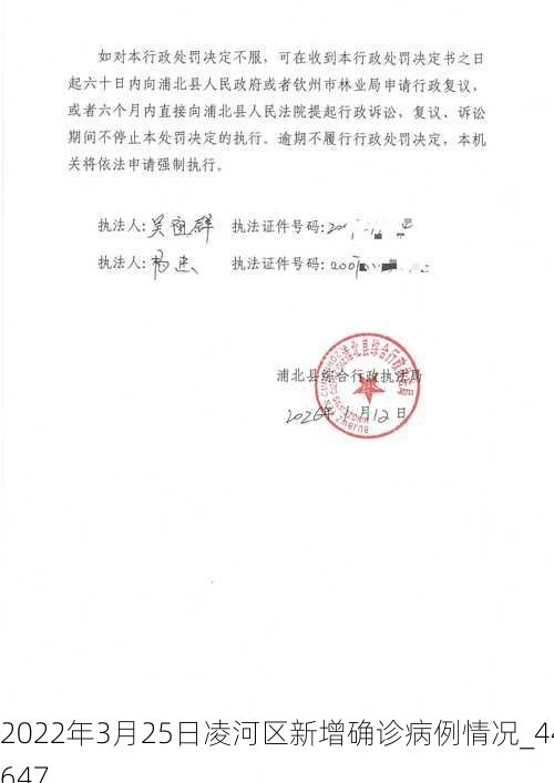 2022年3月25日凌河区新增确诊病例情况_44647