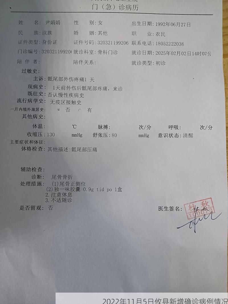 2022年11月5日攸县新增确诊病例情况