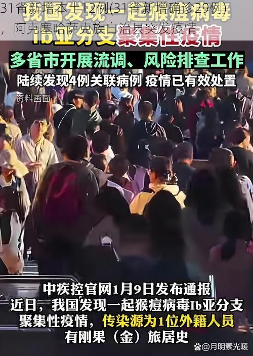 31省新增本土12例(31省新增确诊29例)，阿克塞哈萨克族自治县突发疫情