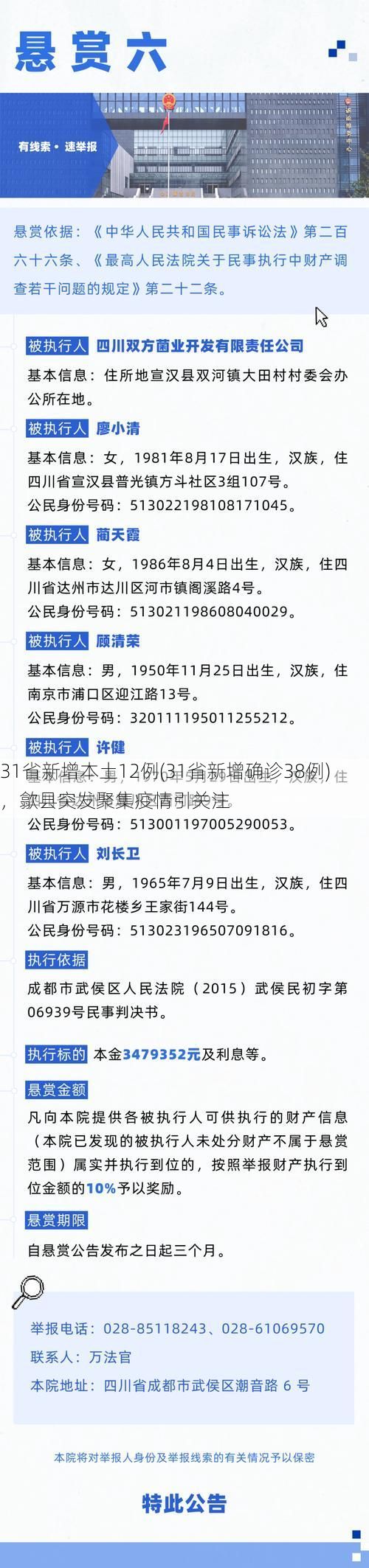 31省新增本土12例(31省新增确诊38例),歙县突发聚集疫情引关注