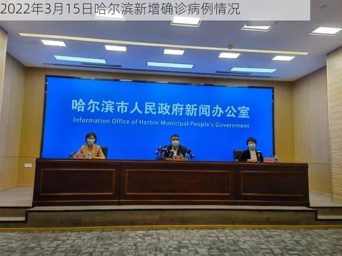2022年3月15日哈尔滨新增确诊病例情况