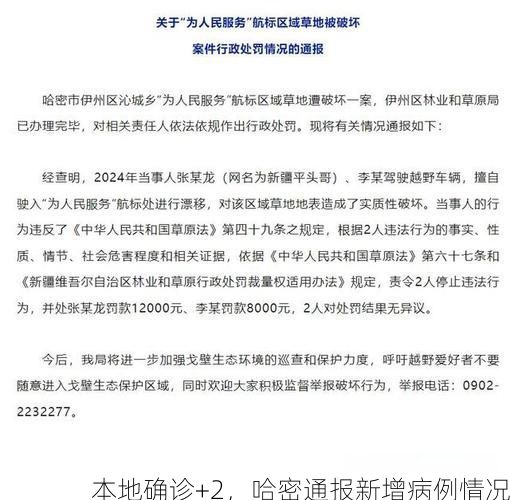 本地确诊+2，哈密通报新增病例情况