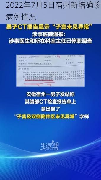 2022年7月5日宿州新增确诊病例情况