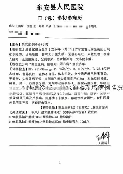 本地确诊+2，曲水通报新增病例情况