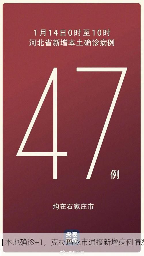【本地确诊+1，克拉玛依市通报新增病例情况】