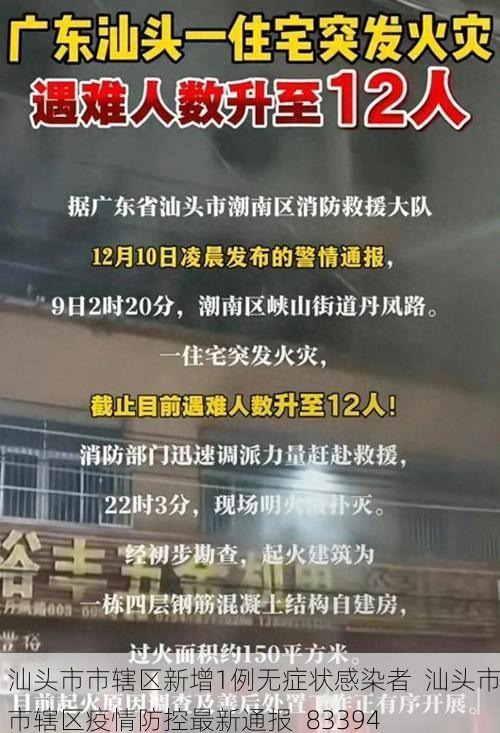 汕头市市辖区新增1例无症状感染者  汕头市市辖区疫情防控最新通报_83394
