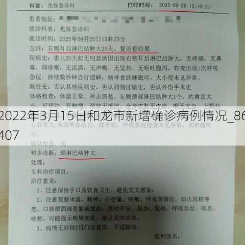 2022年3月15日和龙市新增确诊病例情况_86407