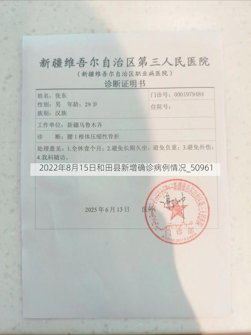 2022年8月15日和田县新增确诊病例情况_50961