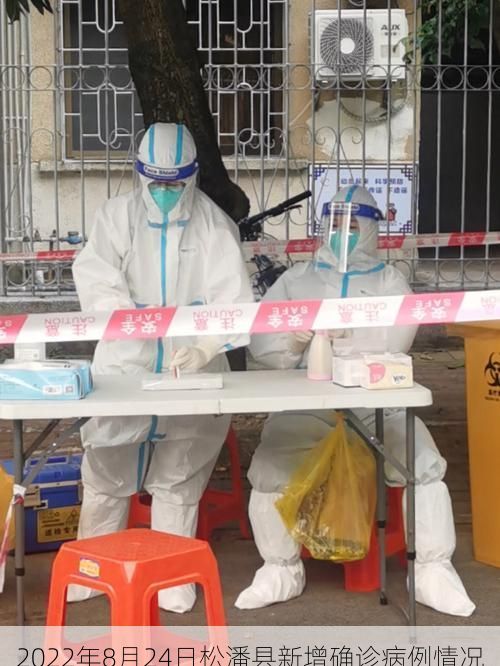 2022年8月24日松潘县新增确诊病例情况