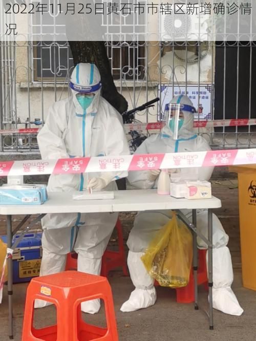 2022年11月25日黄石市市辖区新增确诊情况